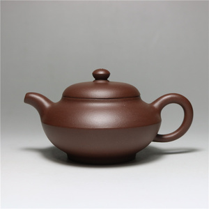 陶砂居宜兴紫砂壶 茶壶 顾新君/顾新军四号井老紫泥合欢壶 180cc