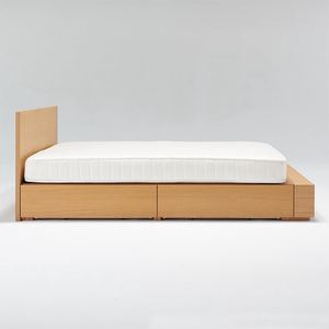 muji to go日式实木床主卧1.8m双人床小户型现代简约经济型1.5m床