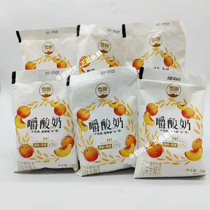 雪原嚼酸奶谷物黄桃燕麦140g×14袋整箱巴士杀菌孕妇儿童营养早餐