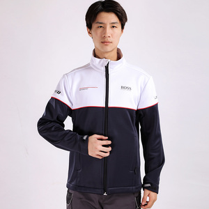 保时捷4s店新款软壳赛车服装春秋防风夹克保暖单层透气汽修工作服