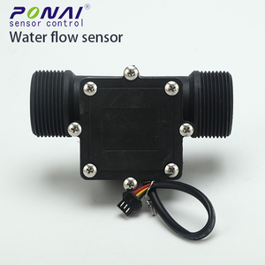 1.25寸大流量计DN32管道1-120L/分水流量传感器叶轮式霍尔脉冲NPN