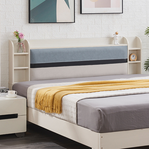 新款实木生态板床头板软包科技布单买床头靠背板简约现代2米1.8米