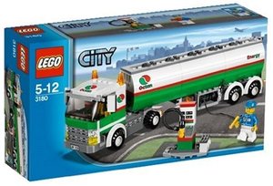 全新正品乐高积木 lego city 3180 油罐车 城市系列 绝版玩具
