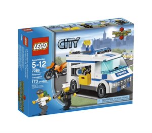 全新正品乐高拼插积木玩具 lego city 7286 运囚车 绝版 城市系列