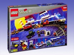 lego 乐高城市系列 电动客运列车 4561 9v伏火车系列 绝版稀有款