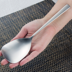 干饭人专用勺子大汤家用316不锈钢大勺子特大吃播分餐勺公用勺大