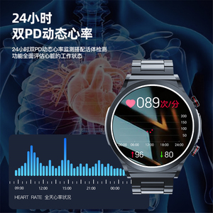 华强北新款TK21P智能手表EGG无创血糖健康监测闹钟吃药提醒手环