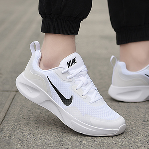 nike耐克男鞋运动鞋低帮轻便厚底白色跑步鞋休闲鞋cj1682-101