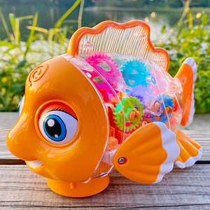 婴儿摇摆鱼玩具0一1周岁二宝宝电动小鱼益智早教3-4男孩6到12个月