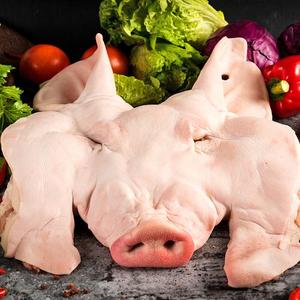 早市代购新鲜猪头肉食材净重2斤 可 现卤 凉拌 爆炒 含加工包邮