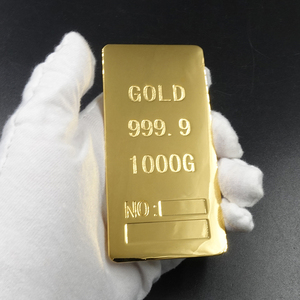 仿真金条金砖金店样品金条装饰摆 镀金中国黄金送礼投资金条收藏