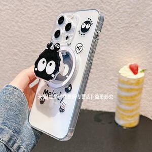 手机壳透明iphone14pro透明带图案13pormaxs吸附式磁铁12超薄11pmax