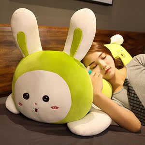 可爱小白兔毛绒玩具兔子布娃娃玩偶流氓兔公仔抱枕女生款床上睡觉