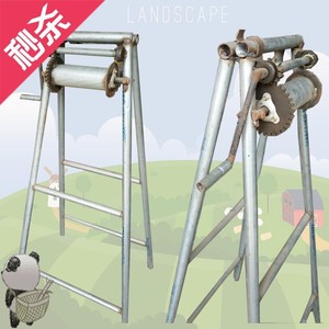 不锈钢油浸水浸潜水泵e架 灌溉下泵用井架子 深井泵吊装架子专用