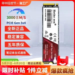 M.2固态硬盘 NVMe 256G/512G/1T pcie3.0高速SSD固态硬盘通用M2