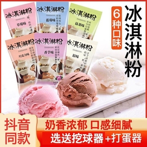 【带头降价】冰淇淋家用自制冰激凌雪糕粉40g冰激淋冰其摆摊材料