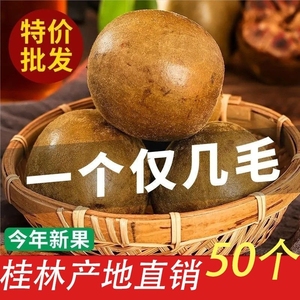 罗汉果干果正品广西桂林永福特产批发花果茶可配胖大海泡茶水果茶