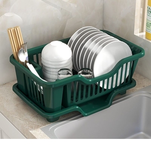 沥水碗架新款沥水架放碗架筷子碗置物架晾家用厨房收纳篮碗碟碗盘