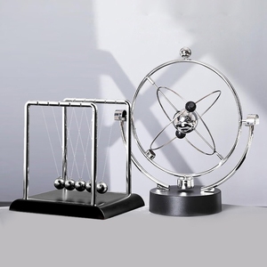 牛顿摆球永动机仪小摆件创意装饰品现代简约桌面书房科学高级感