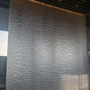 钢丝网水幕光纤拉线水帘流水灯光帘庭院装饰景观内外隔断水景高端