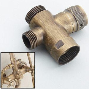 仿古分水阀淋浴古铜水龙头淋浴分水器花洒切换阀手喷喷头转换阀门
