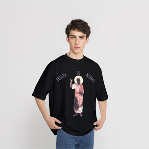 kanye west jesus is king tee 侃爷新款同款短袖音乐节周边t恤潮