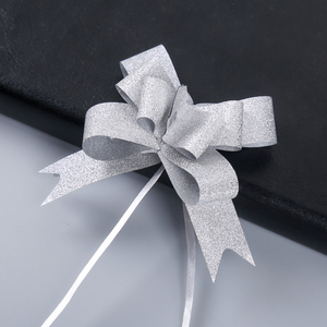 中号磨纱款蝴蝶结手拉花彩带扎花礼品盒包装花店材料礼物婚庆装饰