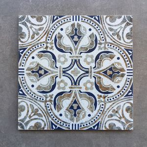 摩洛哥复古花砖灰色卫生间地砖阳台瓷砖民宿露台西班牙吧台背景30