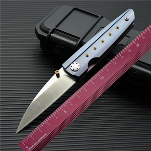 正品m390折刀钛合金户外便携折叠刀不锈钢防身edc锋利口袋小刀具