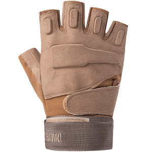 黑鹰o记简约户外战术手套登山cs运动摩托车骑行遮阳健身半指手套