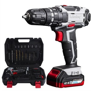 锂电冲击钻家用多功能充电钻25v系列锂电钻电动工具16.8v无级变速