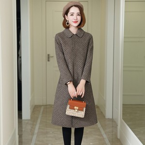 欧一坊贵姿尚静艺燕艾安琪女装旗舰店新款双面尼大衣女2018毛呢千