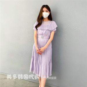 【美多】韩国专柜代购lynn正品女装22夏连衣裙lwopmd0900