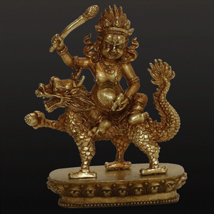 000人付款淘宝藏传佛教 白财神佛像摆件佛像用品密宗合金电镀工艺 10