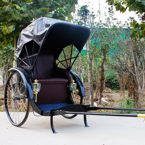 定制老上海黄包车复古拉客车民国东洋车影视道具老北京电动助力车