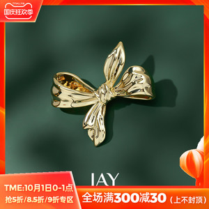 jay蝴蝶结胸针2021年新款潮胸花女配饰高档小众复古别针衣服装饰