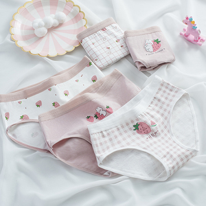 女童内裤纯棉三角韩版小女孩宝宝中大童学生平角裤儿童四季内裤女