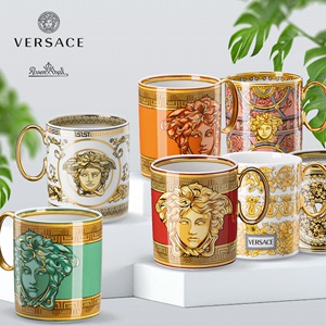 范思哲Rosenthal meets Versace正品礼品陶瓷马克杯礼盒装合集