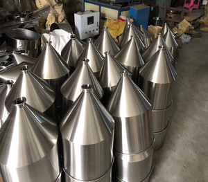 不锈钢大口漏斗加厚304工业漏斗酒油漏家用大号定制食品机械料桶