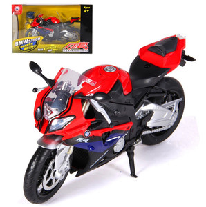 儿童玩具摩托冲冲队车模型仿真瑞奇赛车摩托车模合金声光机车玩具