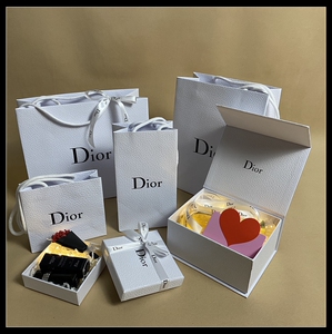 专柜正品dior/迪奥纸袋口红盒香水盒 口红包装袋子