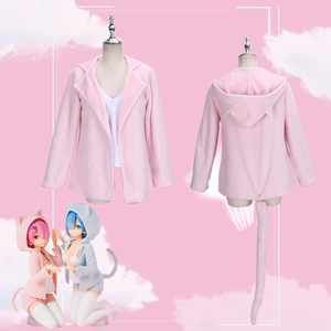 拉姆蕾姆cosplay服装女可爱猫咪睡衣从零开始的异世界生活