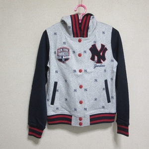 酷动城正品 mlb 棒球大联盟 女子连帽棉质休闲外套 15ny2ftl3052d