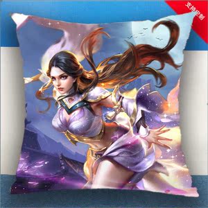 创意王者荣耀露娜紫霞仙子一生所爱绯红刃月光之女抱枕头靠垫周边