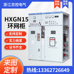 10KV高压开关柜环网柜HXGN15-12进线柜计量柜PT柜进出线柜