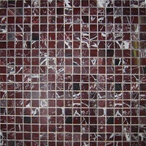 天然石材马赛克瓷砖紫罗红浴室卫生间阳台大理石水池墙贴鱼池弧形