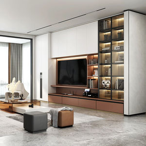 米兰纳电视柜定制酷系列电视柜组合落地背景墙柜全屋定制卧室电视