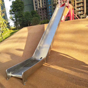 大型不锈钢滑滑梯游乐设备室内外公园商场304不锈钢滑梯厂家定制