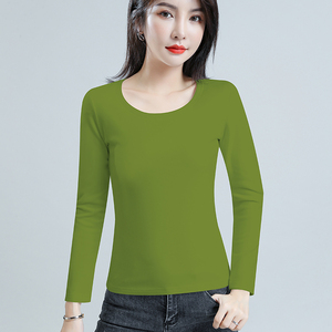 女士低领打底衫纯棉
