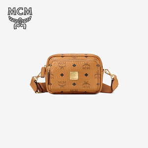 【女王节预售】mcm portuna 经典印花超迷你斜挎单肩包